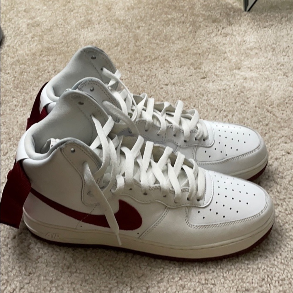 Nike Air Force One(summit white/burgundy)